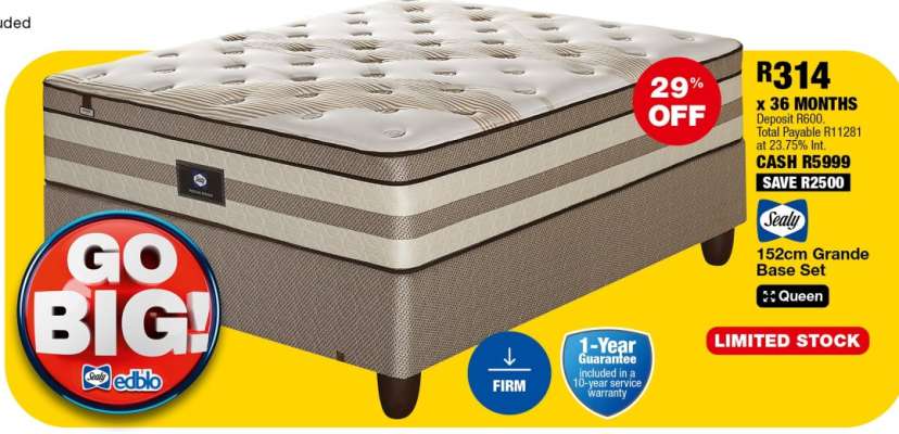 152cm Grande Base Set