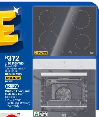 Defy Built-In Oven and Hob Box Set