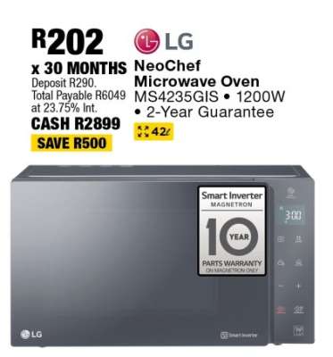 LG NeoChef Microwave Oven MS4235GIS
