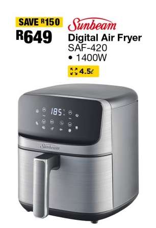 Sunbeam Digital Air Fryer SAF-420