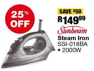 Sunbeam Steam Iron SSI-018BA