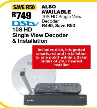 DStv 10S HD Single View Decoder & Installation