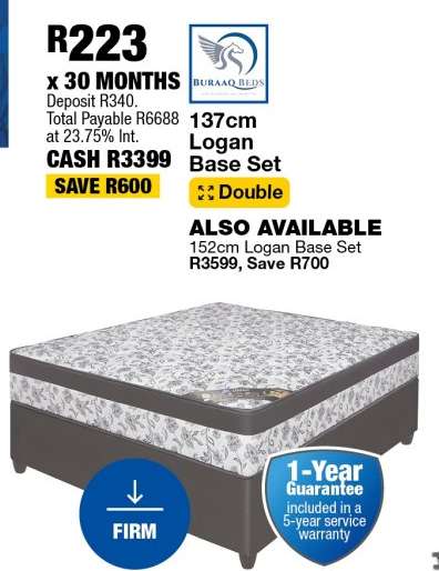 137cm Logan Base Set