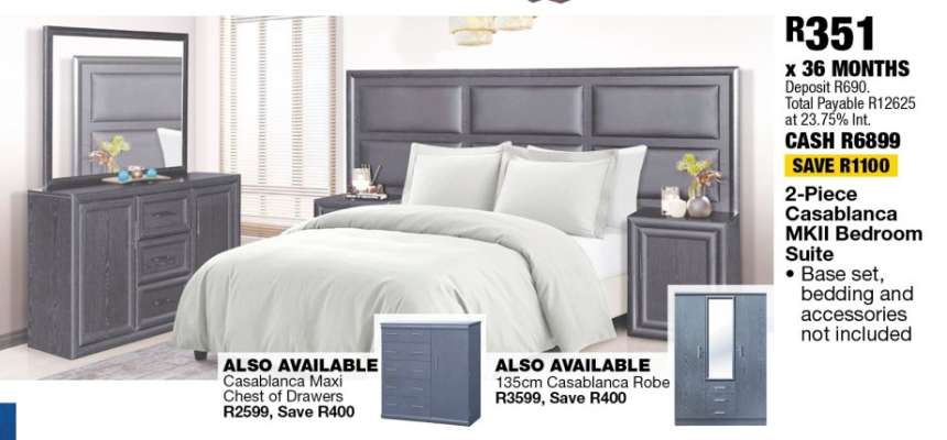 2-Piece Casablanca MKII Bedroom Suite