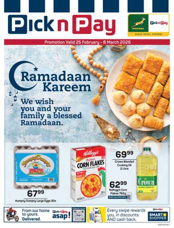 Pick n Pay catalogue  - 25/02/2026 - 08/03/2026.