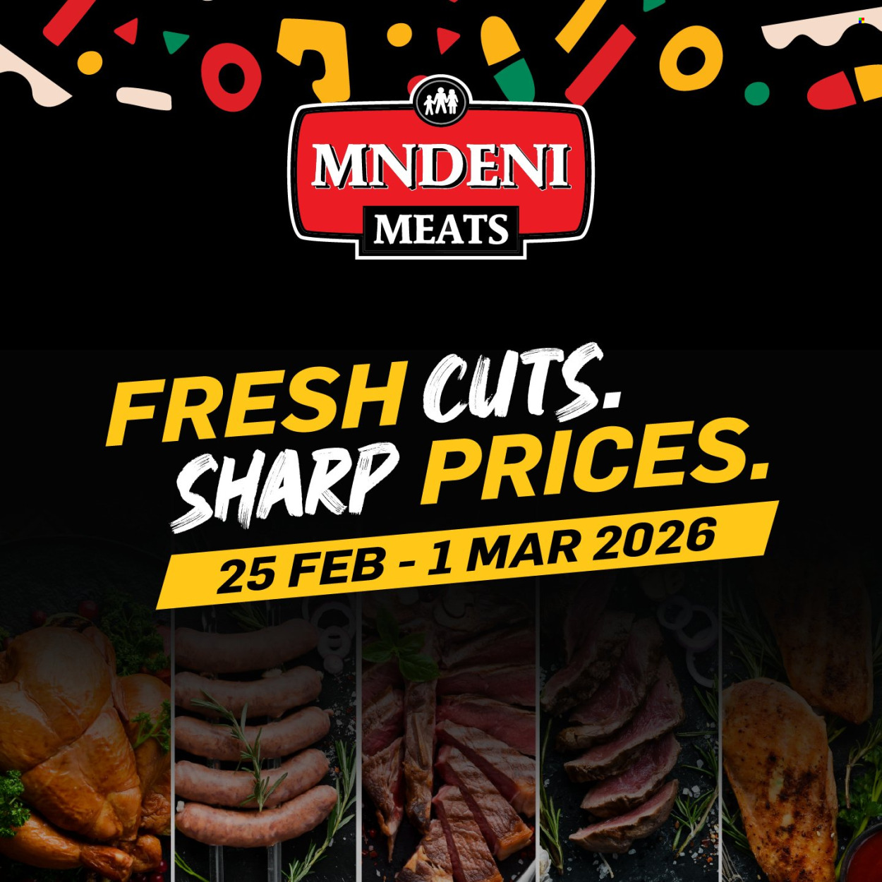 Mndeni Meats specials - 25/02/2026 - 01/03/2026. Page 1