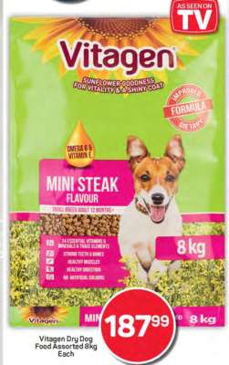 Vitagen Dry Dog Food Assorted 8kg Each