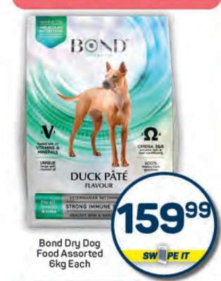 Bond Dry Dog Food Assorted 6kg Each