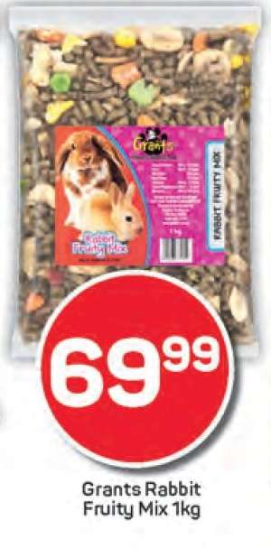 Grants Rabbit Fruity Mix 1kg