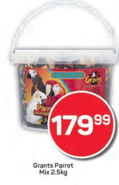 Grants Parrot Mix 2.5kg