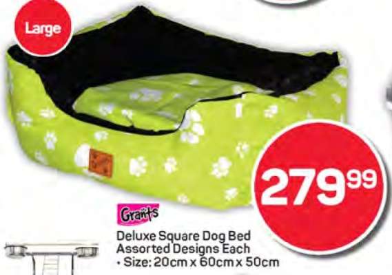 Deluxe Square Dog Bed