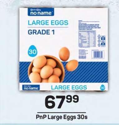 PnP Large Eggs 30s