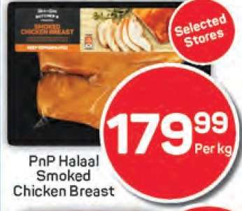 PnP Halaal Smoked Chicken Breast
