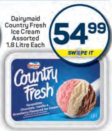 Dairymaid Country Fresh Ice Cream Assorted