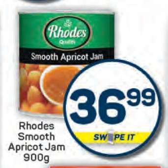 Rhodes Smooth Apricot Jam-900g