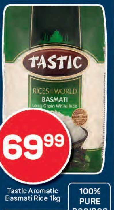 Tastic Aromatic Basmati Rice 1kg