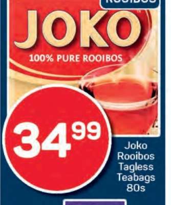 Joko Rooibos Tagless Teabags 80s