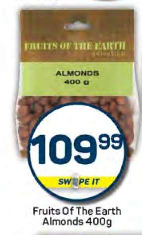 Fruits Of The Earth Almonds 400g