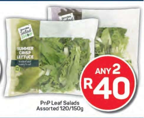 PnP Leaf Salads Assorted 120/150g