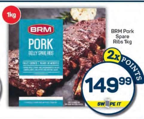BRM Pork Spare Ribs 1kg