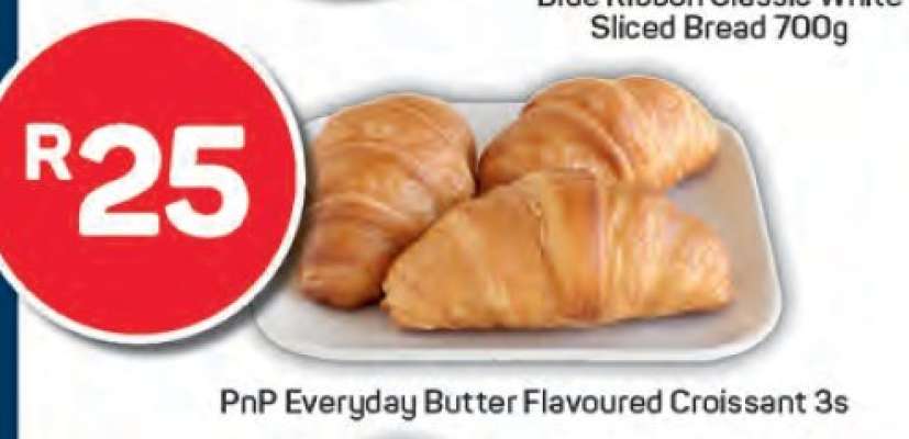 PnP Everyday Butter Flavoured Croissant 3s