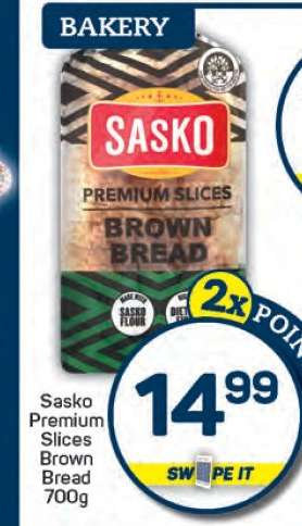 Sasko Premium Slices Brown Bread 700g