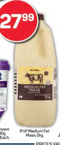 PnP Medium Fat Maas 2kg