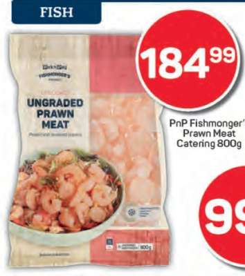PnP Fishmonger’s Prawn Meat Catering 800g