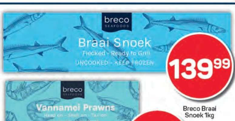 Breco Braai Snoek 1kg