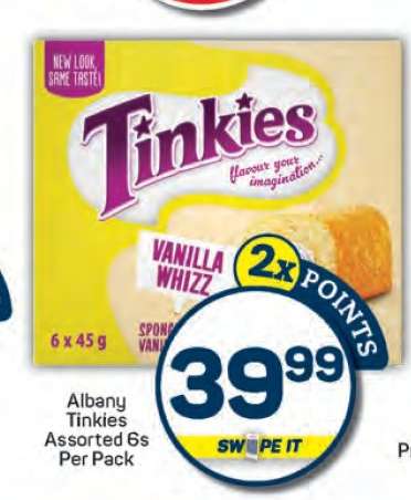 Albany Tinkies Assorted 6s Per Pack