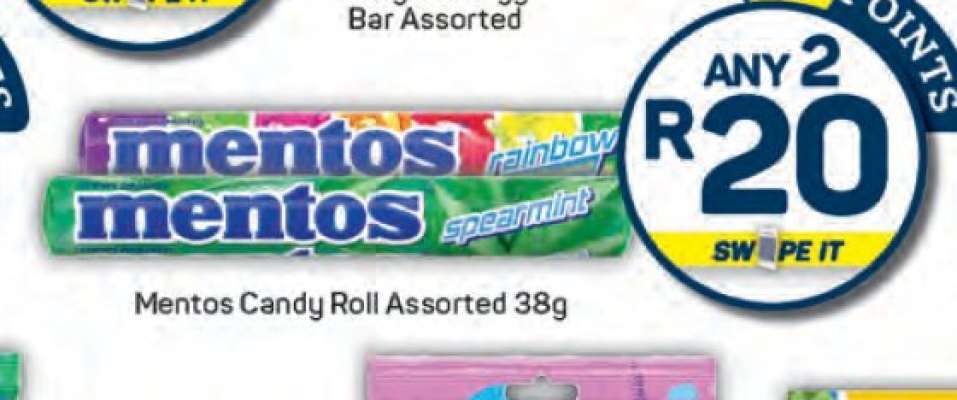 Mentos Candy Roll Assorted 38g