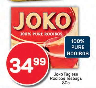 Joko Tagless Rooibos Teabags 80s