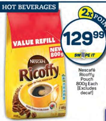 Nescafe Ricoffy Pouch-800g Each