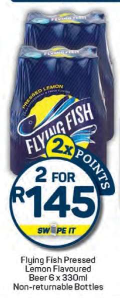 Flying Fish Pressed Lemon Flavoured Beer 6 x 330ml