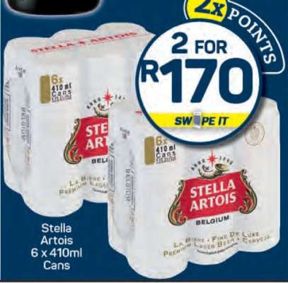 Stella Artois 6 x 410ml Cans