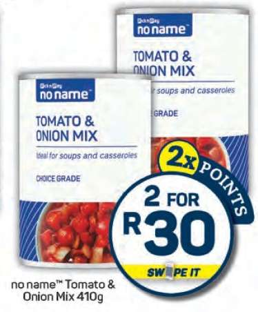 no name™ Tomato & Onion Mix 410g