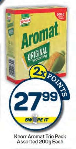 Knorr Aromat Trio Pack Assorted 200g Each