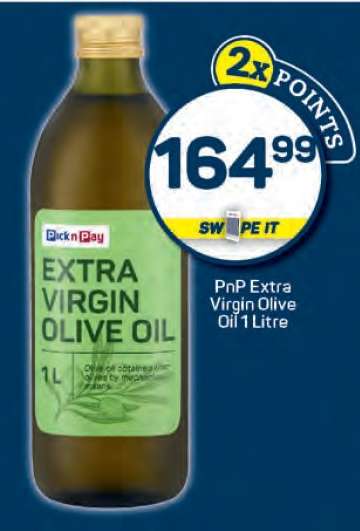 PnP Extra Virgin Olive Oil 1 Litre