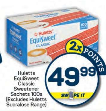 Huletts EquiSweet Classic Sweetener Sachets 100s