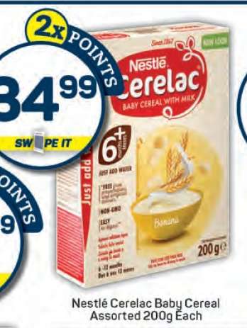 Nestlé Cerelac Baby Cereal Assorted 200g Each