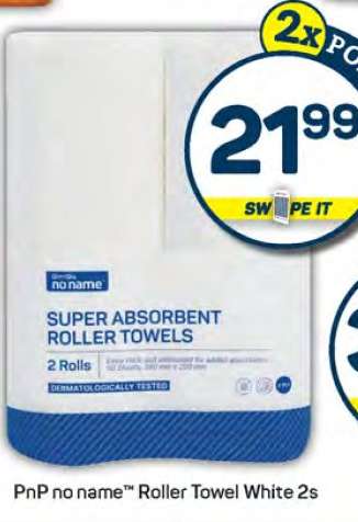 PnP no name™ Roller Towel White 2s