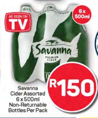 Savanna Cider Assorted 6 x 500ml