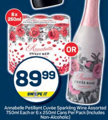 Annabelle Petillant Cuvée Sparkling Wine Assorted