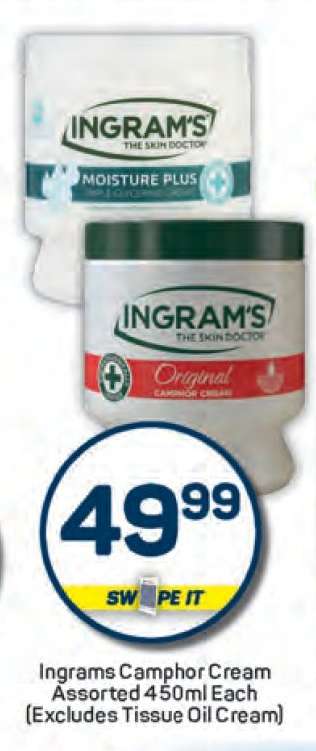 Ingrams Camphor Cream Assorted 450ml Each