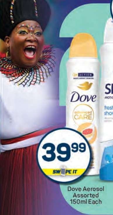 Dove Aerosol Assorted 150ml Each