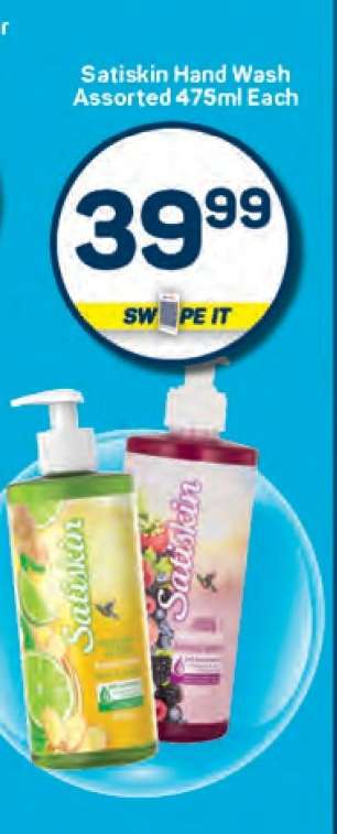 Satiskin Hand Wash Assorted 475ml Each