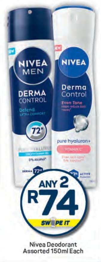 Nivea Deodorant Assorted 150ml Each