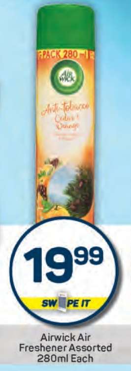 Airwick Air Freshener Assorted 280ml Each