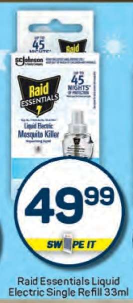 Raid Essentials Liquid Electric Single Refill 33ml