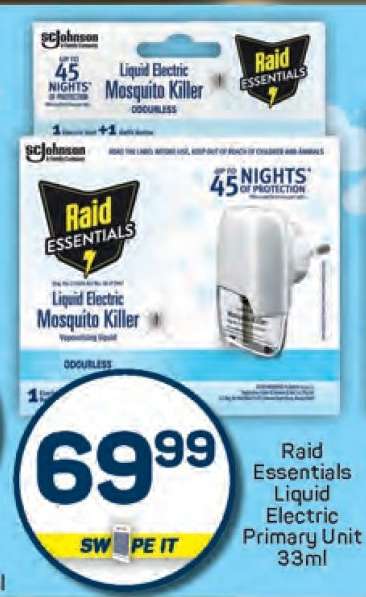 Raid Essentials Liquid Electric Primary Unit 33ml